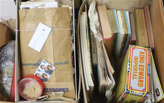 A quantity of mixed stamps and cigarette cards etc.